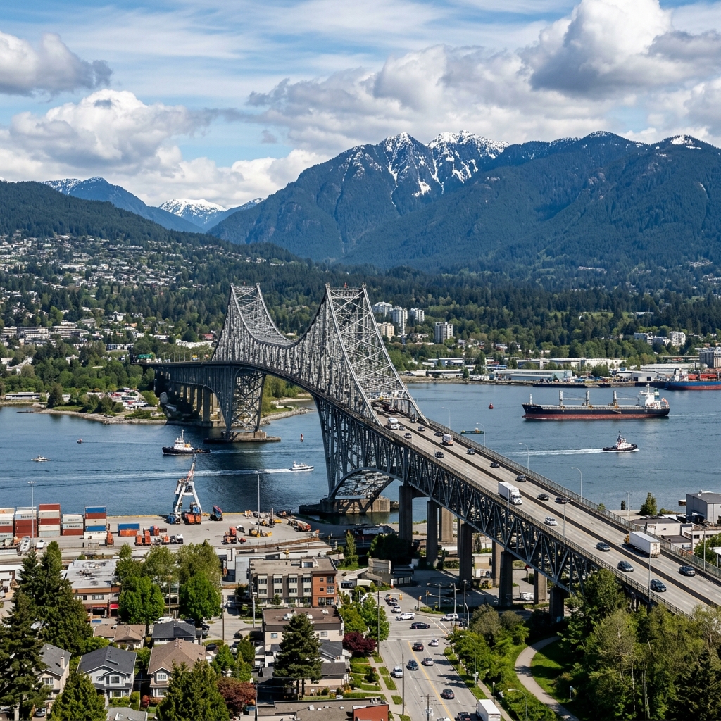Iron Workers Memorial Bridge Lower Lynn North Vancouver