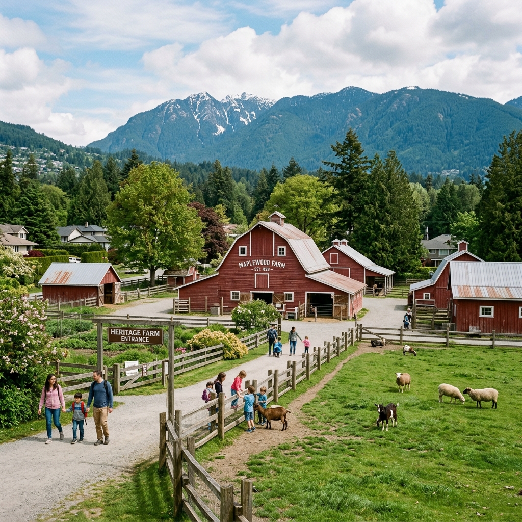 Maplewood Farm heritage area North Vancouver