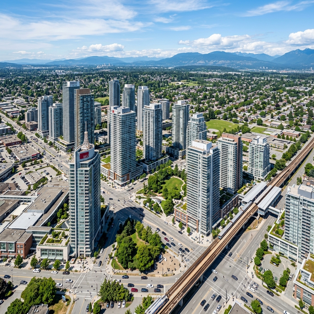 Surrey City Centre skyline