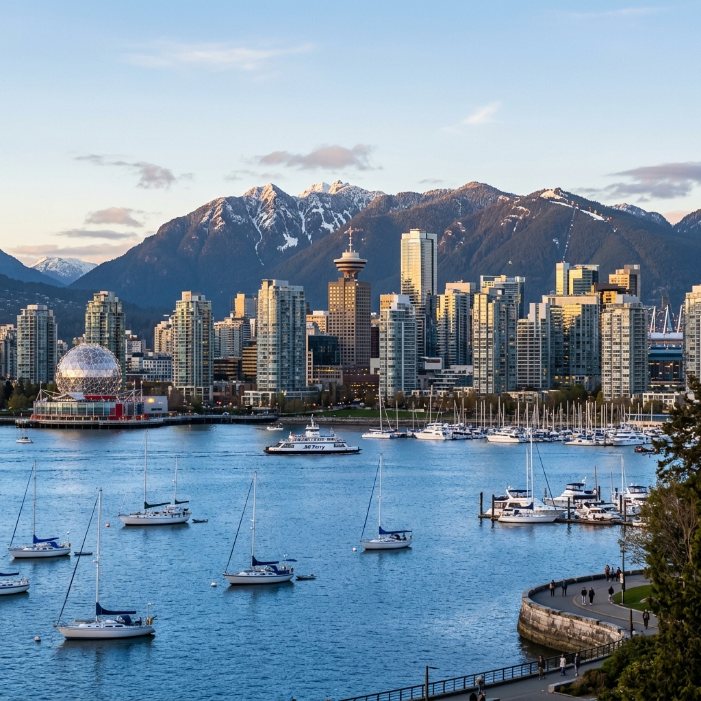 Vancouver skyline from Stanley Park