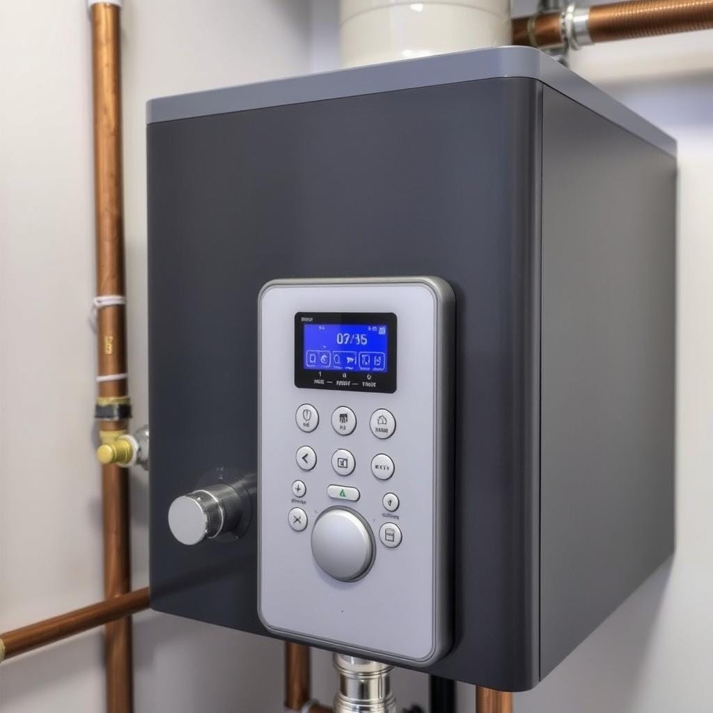 Energy-efficient boiler system in North Vancouver residence