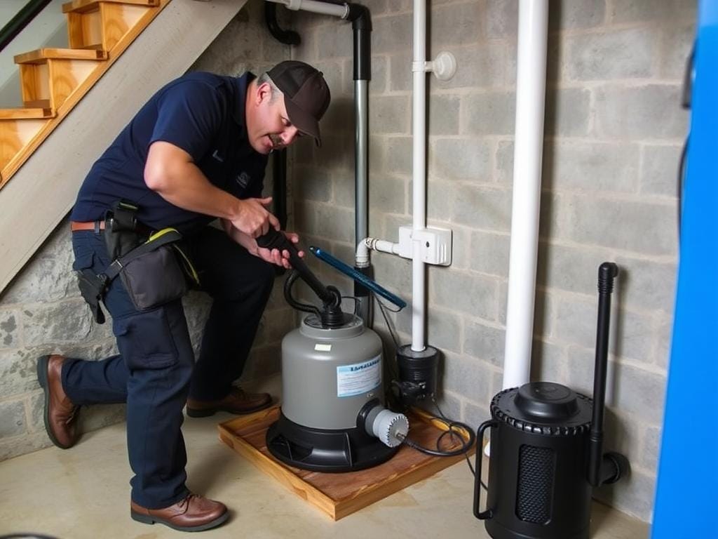 Sump pump installation by plumber company in North Vancouver Sump pump installation by plumber company in North Vancouver