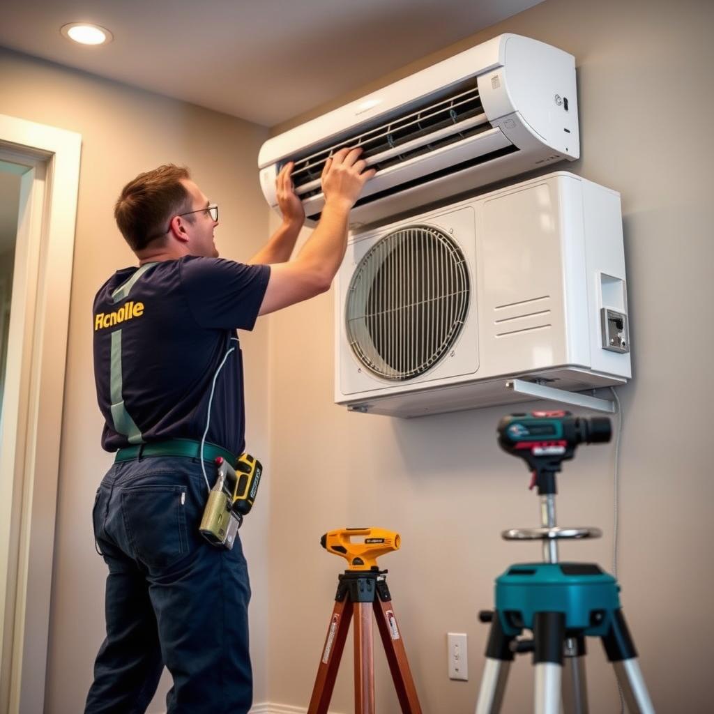 Air conditioning installation in North Vancouver home Air conditioning installation in North Vancouver home