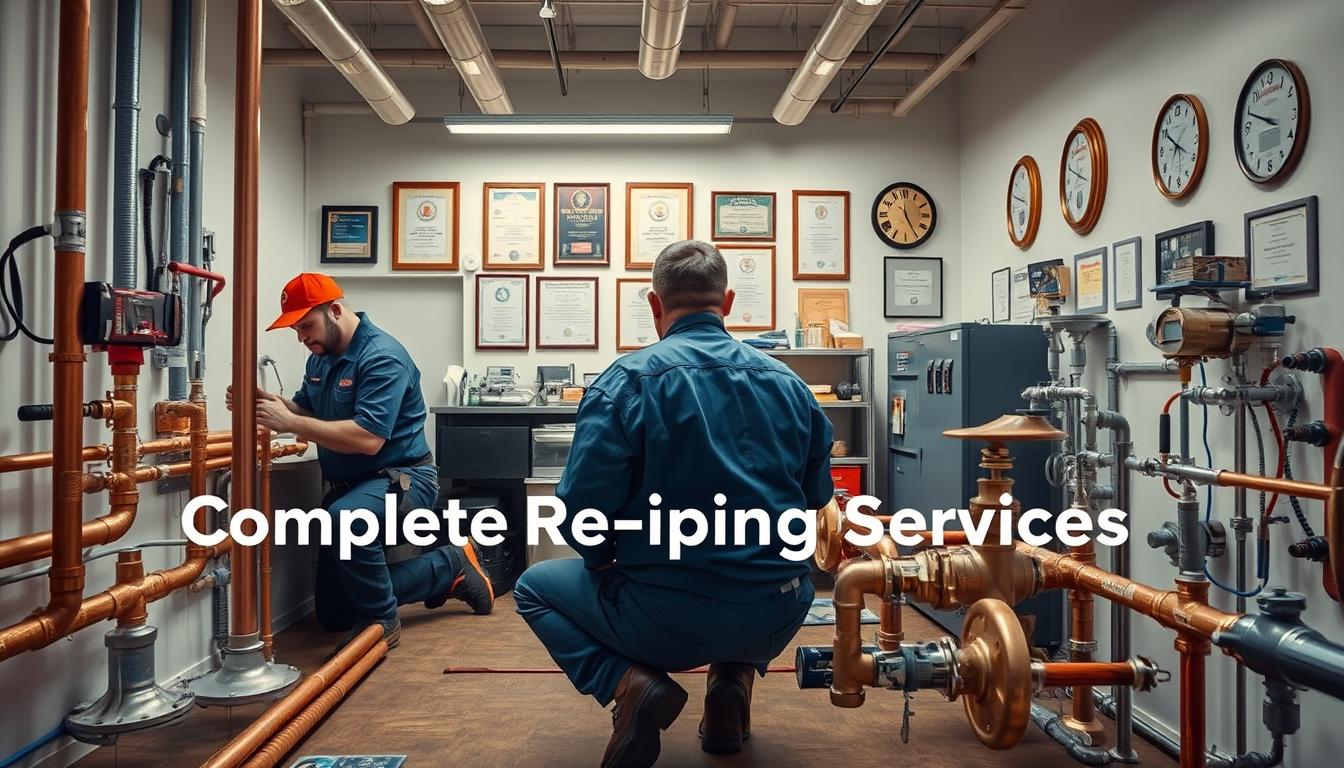 Complete re-piping services