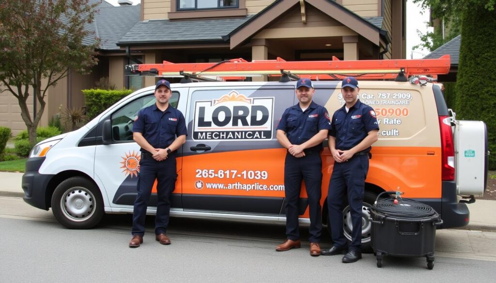 Lord Mechanical service van and technicians ready to provide drainage lines repair & service in Vancouver Lord Mechanical service van and technicians ready to provide drainage lines repair & service in Vancouver