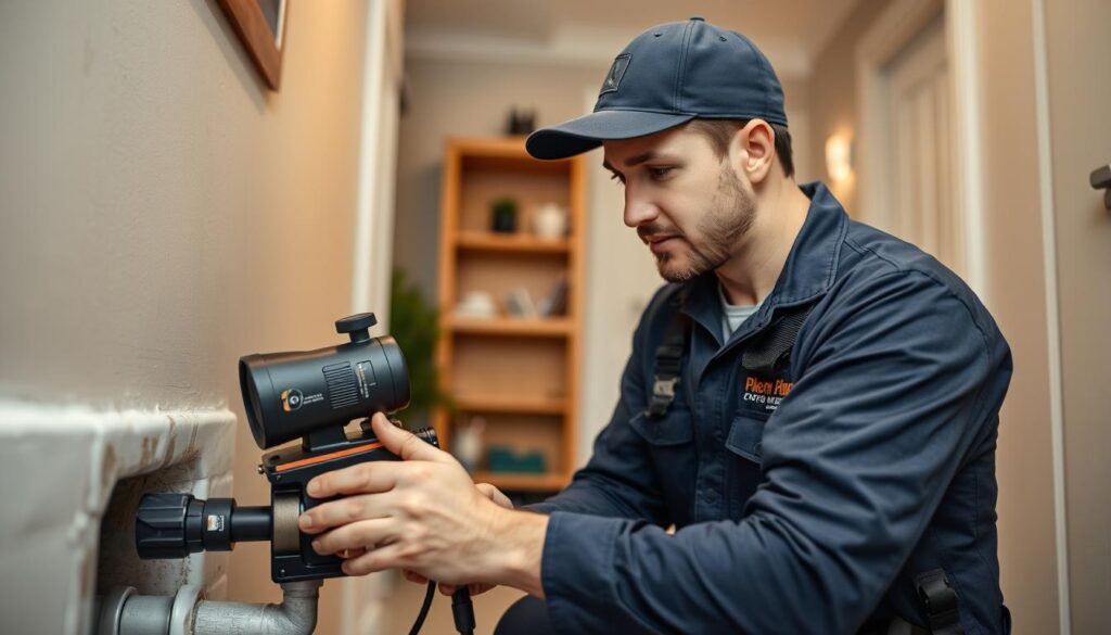 Lord Mechanical technician performing professional drainage lines repair & service in Vancouver Lord Mechanical technician performing professional drainage lines repair & service in Vancouver