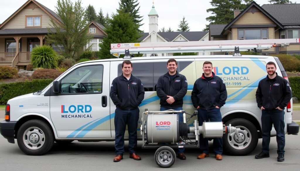 Lord Mechanical trenchless pipe repair team serving North Vancouver