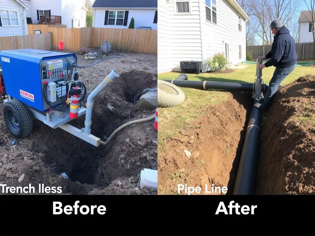 Trenchless drainage line repair technology minimizing property disruption Trenchless drainage line repair technology minimizing property disruption