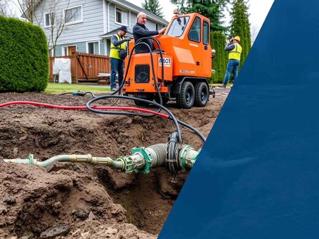 Trenchless water main replacement technology being used in Vancouver Trenchless water main replacement technology being used in Vancouver