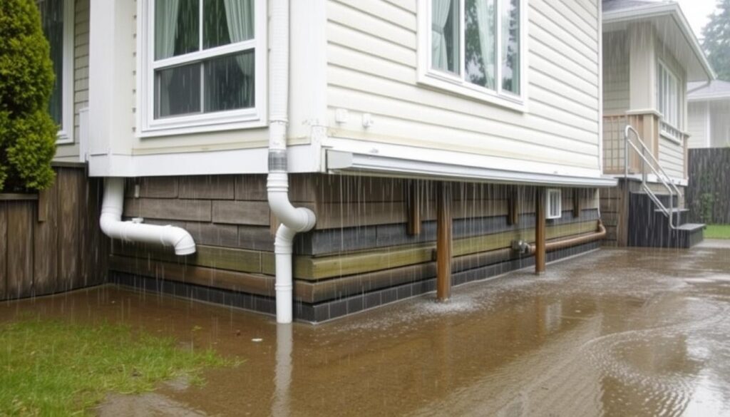 Vancouver home protected by proper drainage maintenance Vancouver home protected by proper drainage maintenance