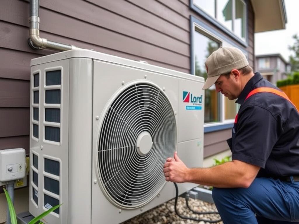 Heat pump installation by Lord Mechanical in West Vancouver Heat pump installation by Lord Mechanical in West Vancouver