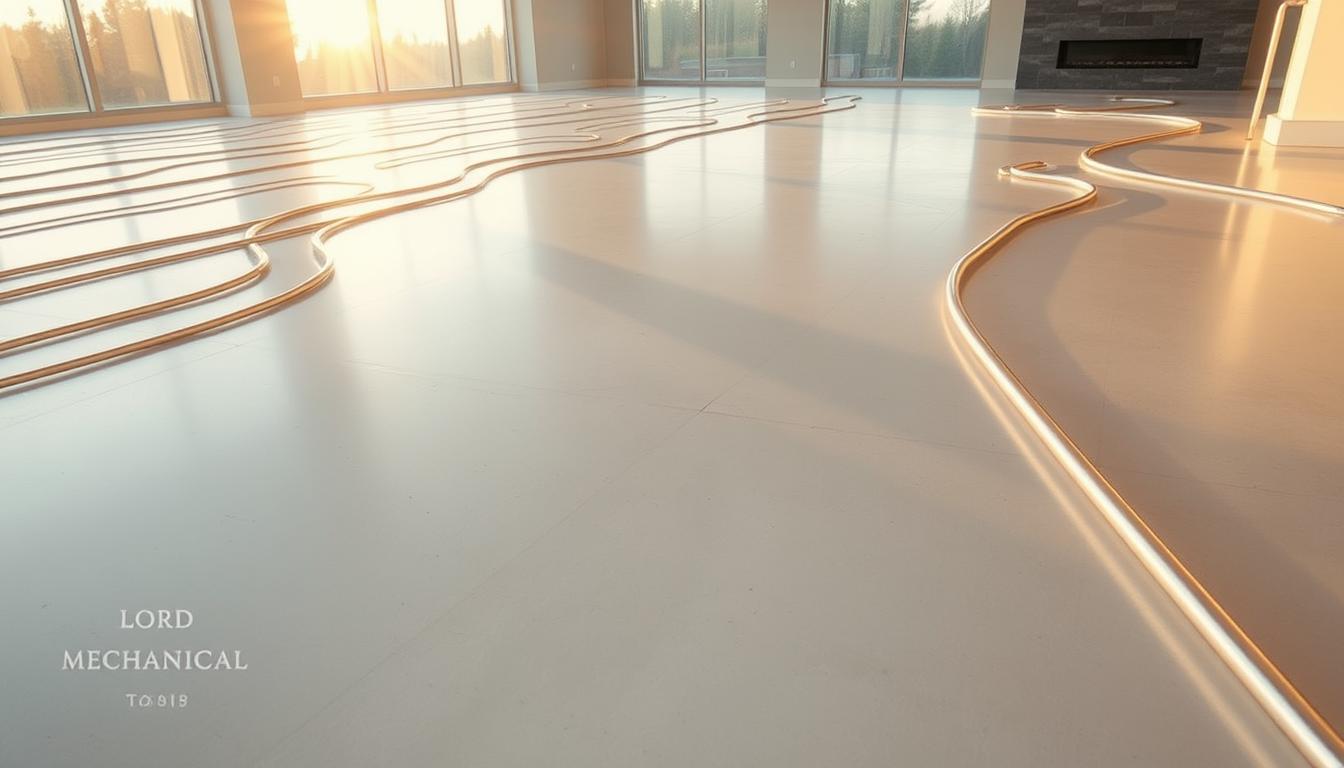 Radiant floor heating