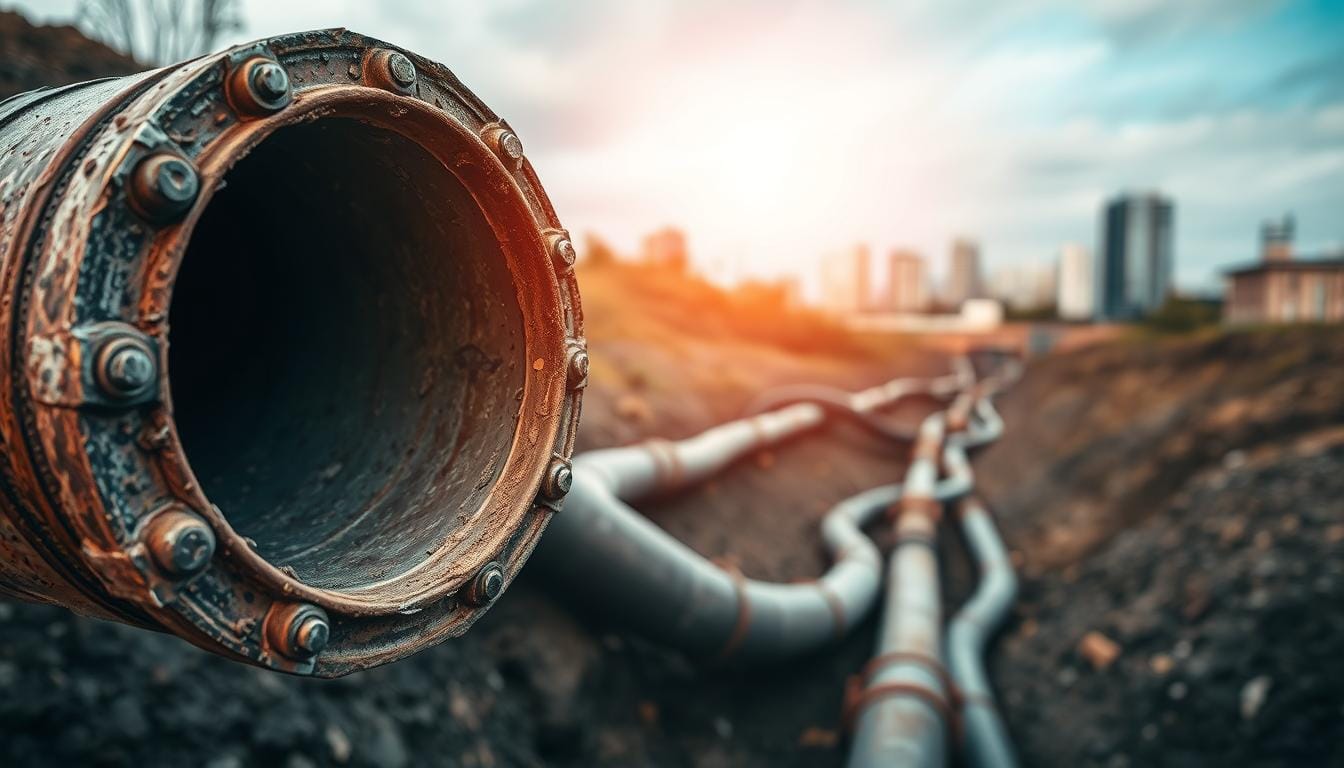 Sewer line replacement