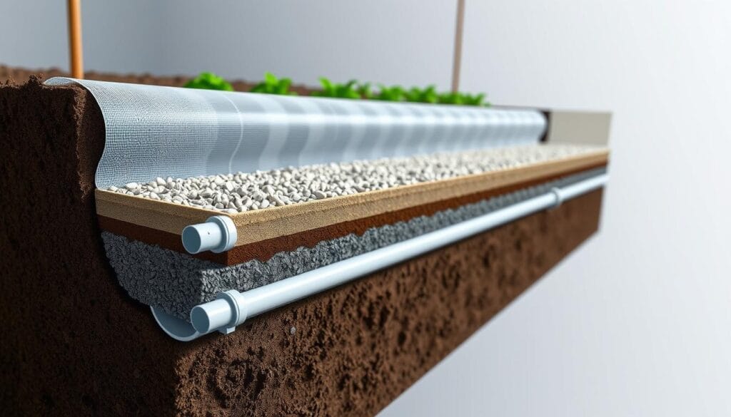 drain tile system drain tile system