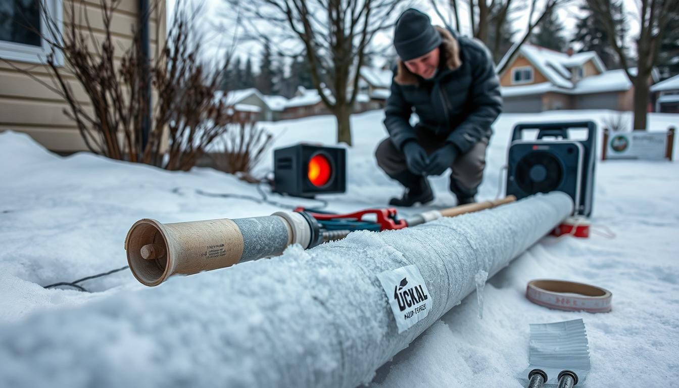 Emergency Frozen pipe prevention and thawing