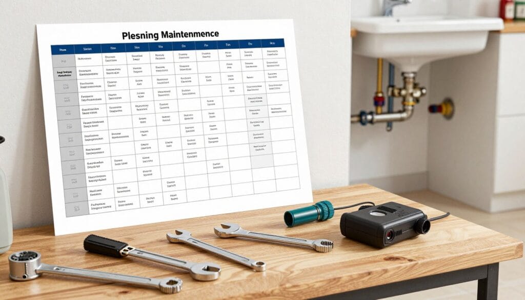 maintenance plan for home plumbing system