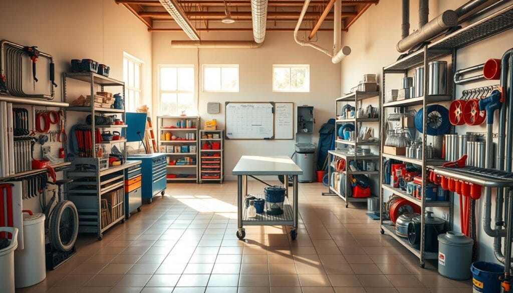 plumbing service area