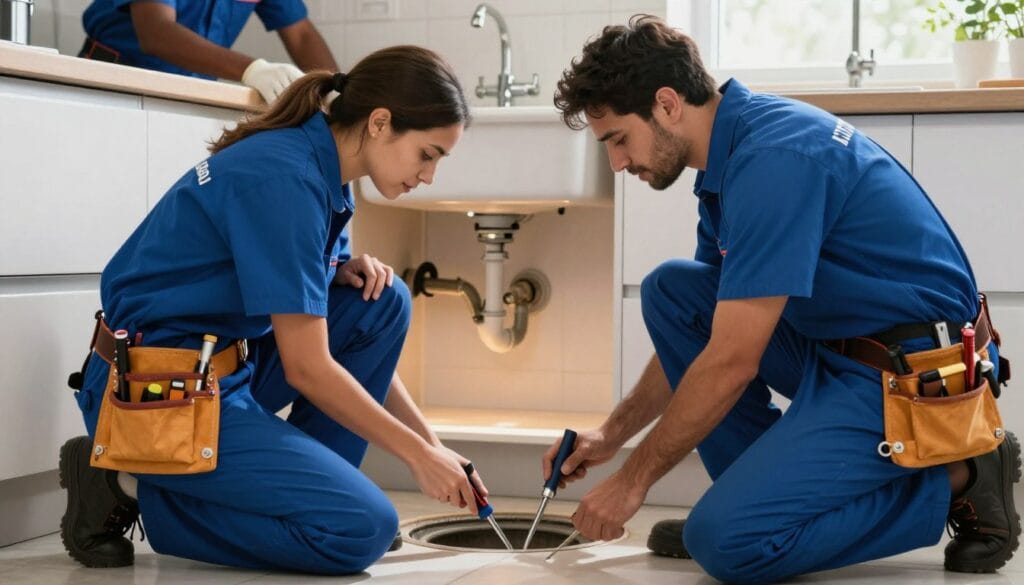 plumbing team