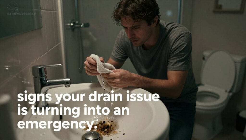 signs your drain issue
