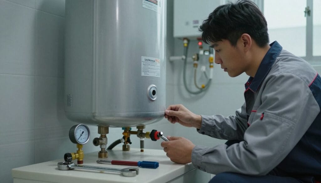 hot water tank maintenance