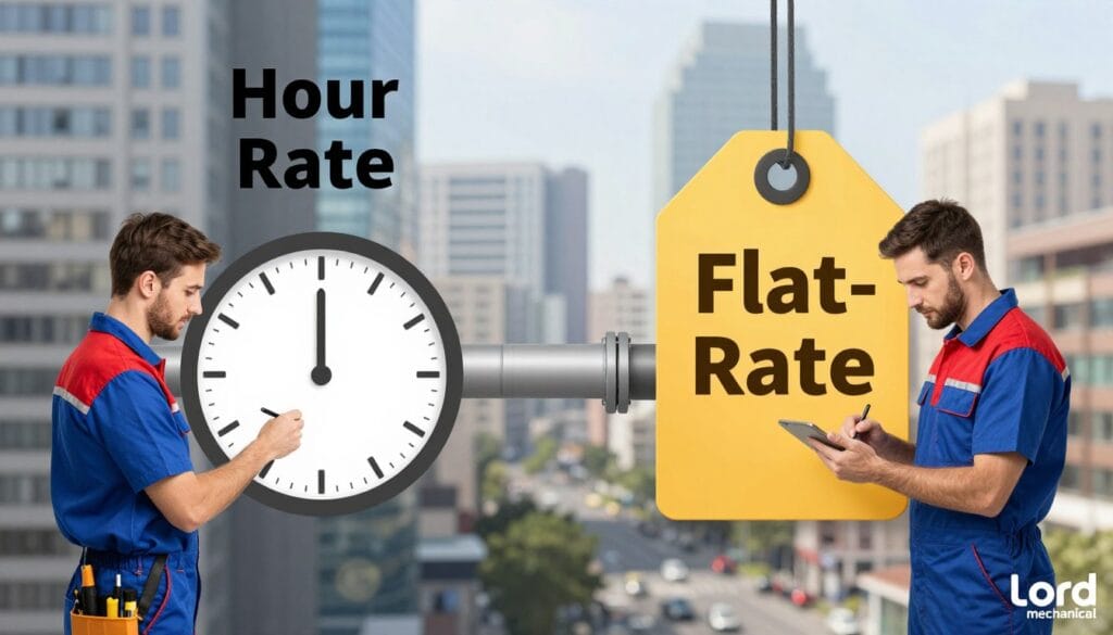 hourly rate vs flat-rate plumbing