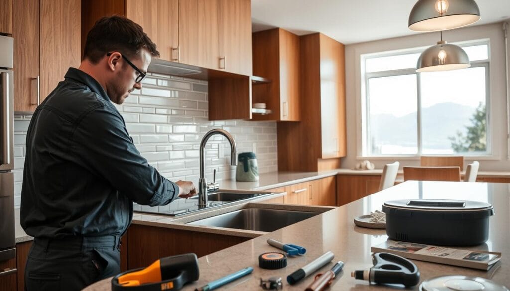 kitchen sink installation north vancouver
