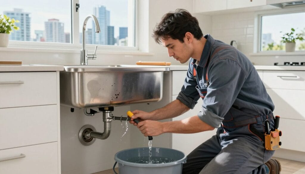 plumber drain cleaning