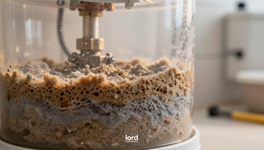 water heater sediment