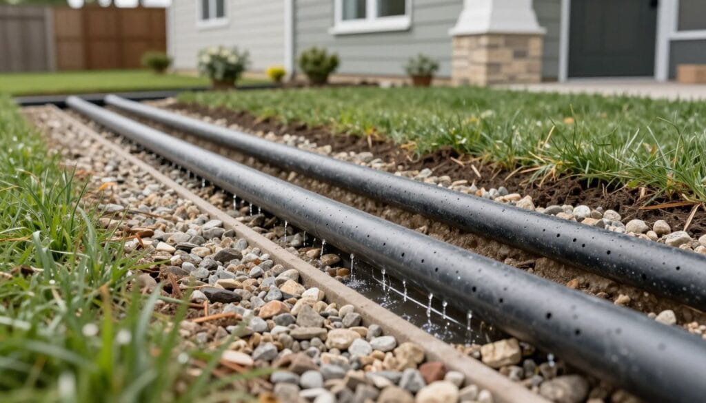 exterior weeping tile system