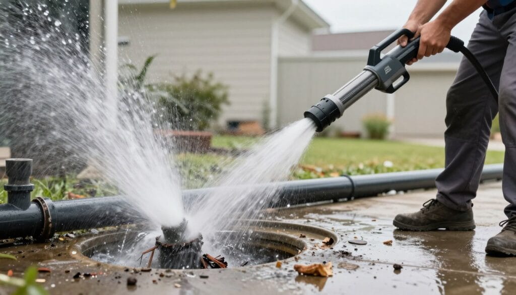 hydro jetting drain cleaning