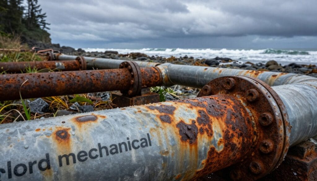 coastal corrosion in piping systems
