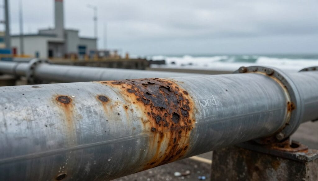 hidden corrosion piping
