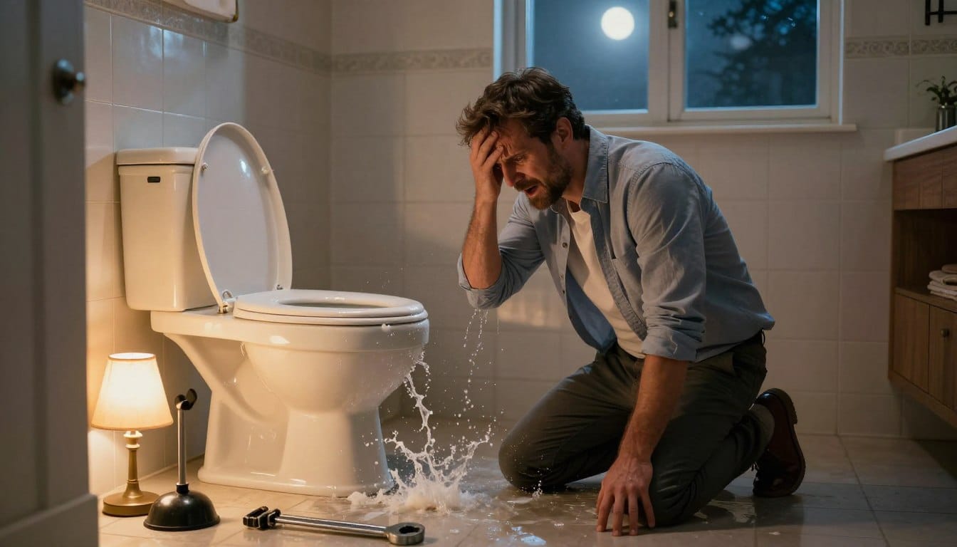 night plumbing emergency