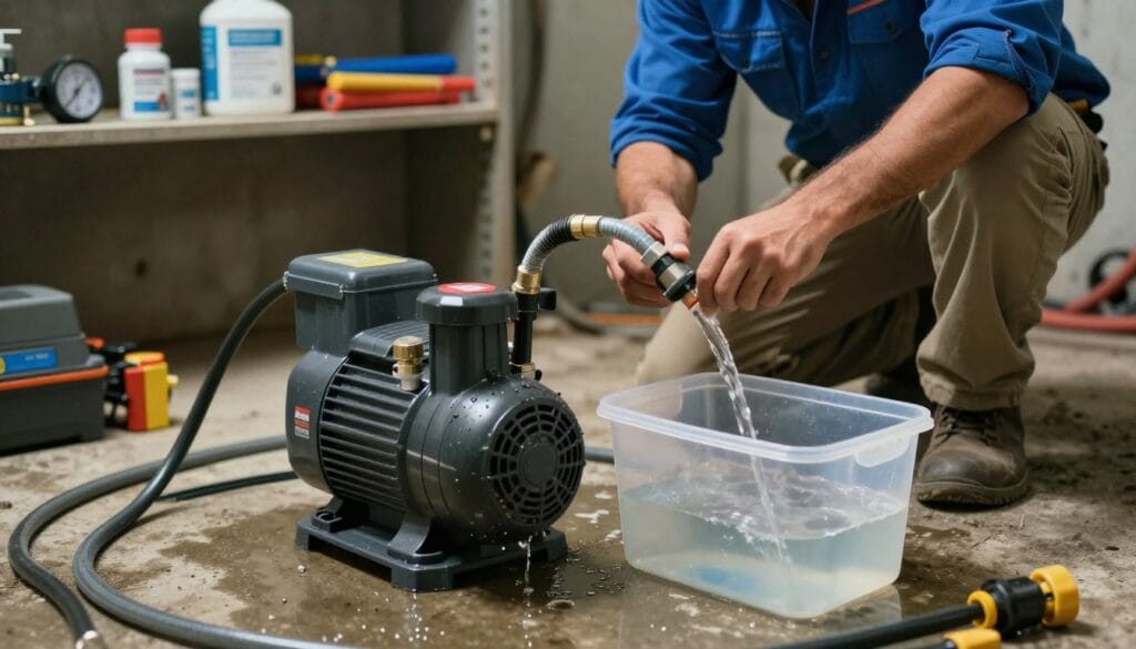 sump pump water test