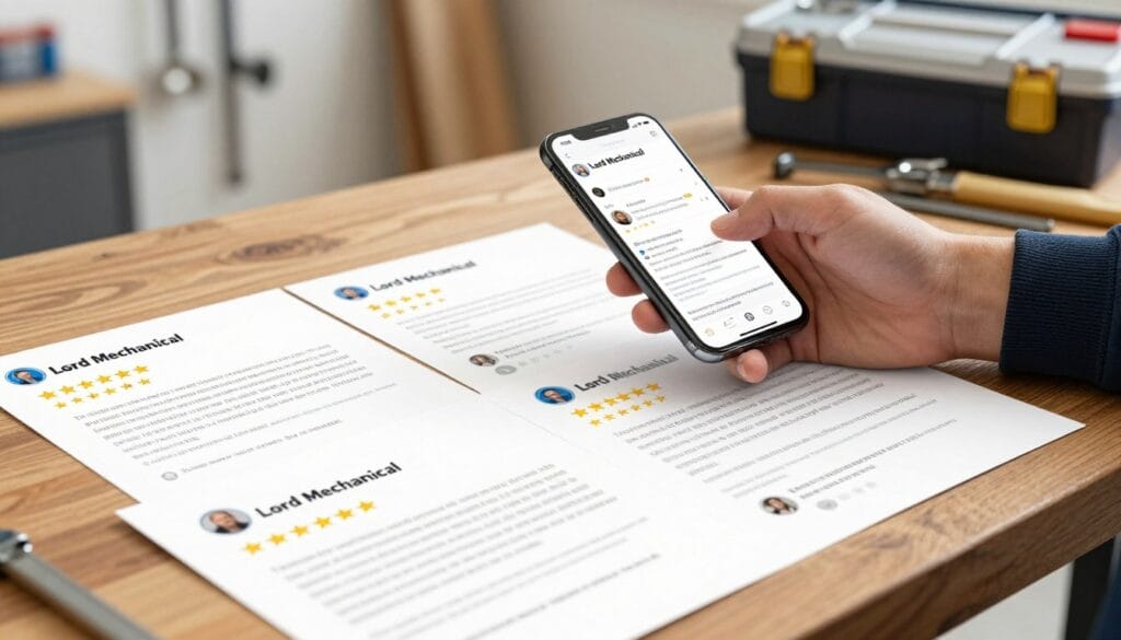 plumbing company reviews